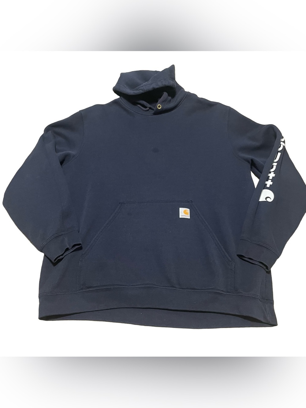 Carhartt Men’s Navy Hooded Sweatshirt